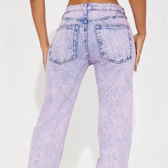 🎉 HP 4X! 🎉 Straight Leg Pink Jeans 🦄 - Picture 4 of 4